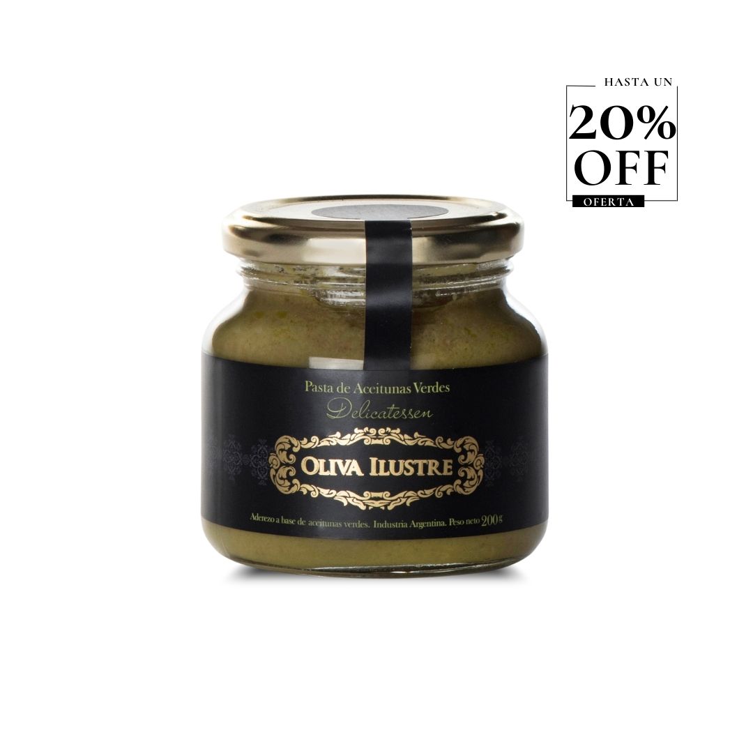 Oliva Ilustre - Pasta de aceitunas verdes OFERTA