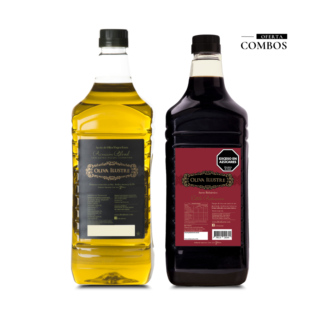 Oliva Ilustre - Combo: Aceite 2l + Aceto Reduccion 2l OFERTA