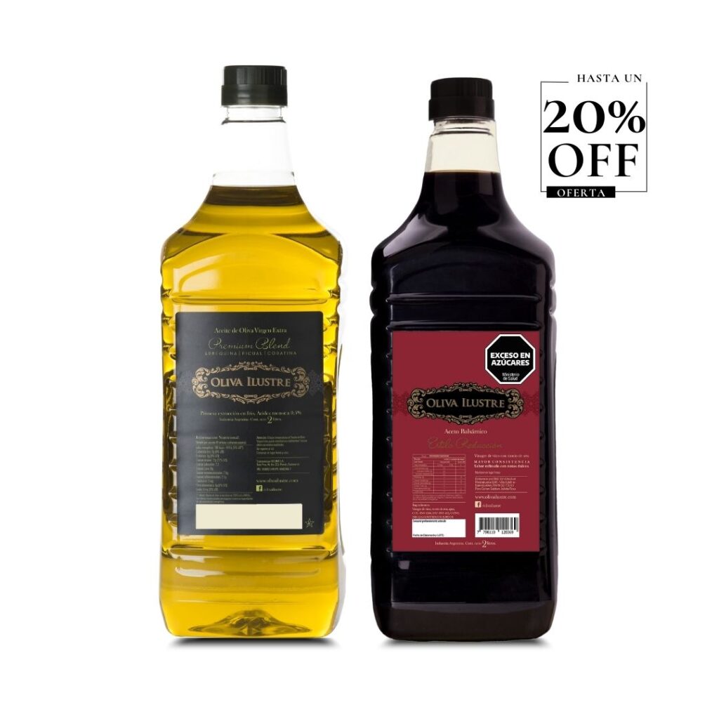 Oliva Ilustre - Combo: Aceite 2l + Aceto Reduccion 2l OFERTA