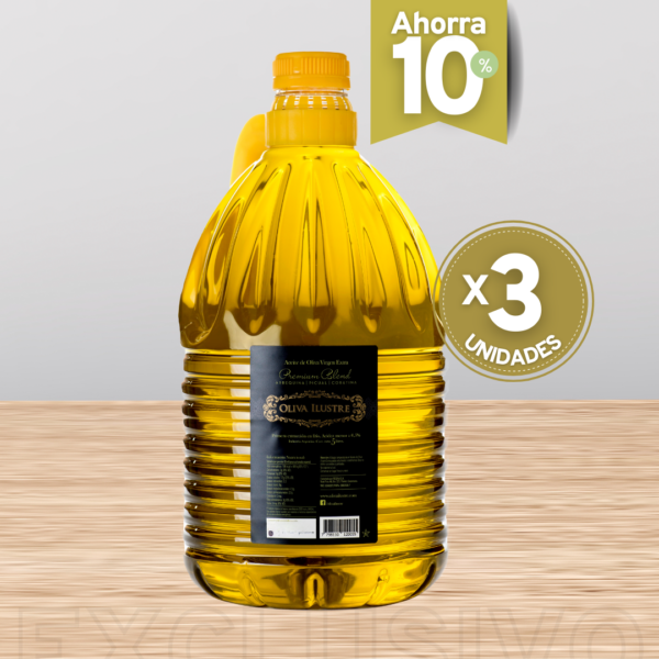 Aceite de Oliva Ilustre 5l COMBO X3u