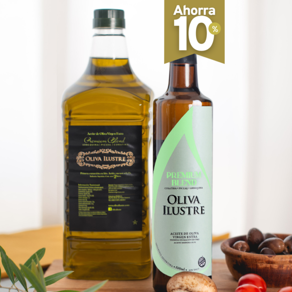 Oliva Ilustre - Aceite 2l + Botella 500ml