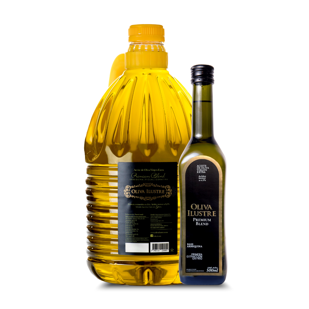Aceite de Oliva Ilustre 5l + premium Blend 500ml