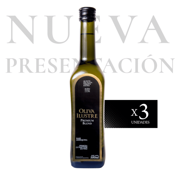 Aceite de Oliva Ilustre Premium Blend 500ml x3