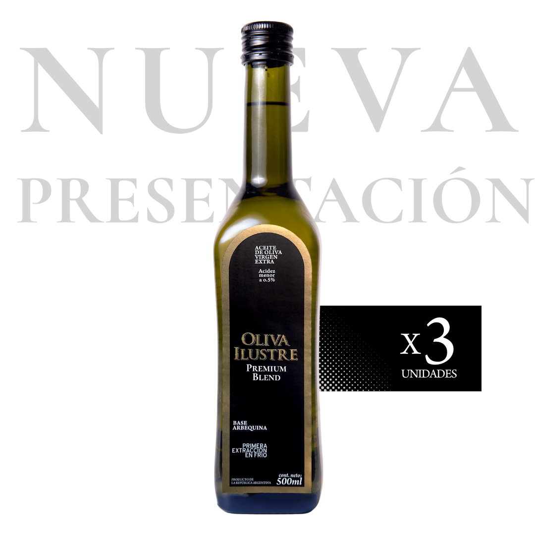 Aceite de Oliva Ilustre Premium Blend 500ml x3