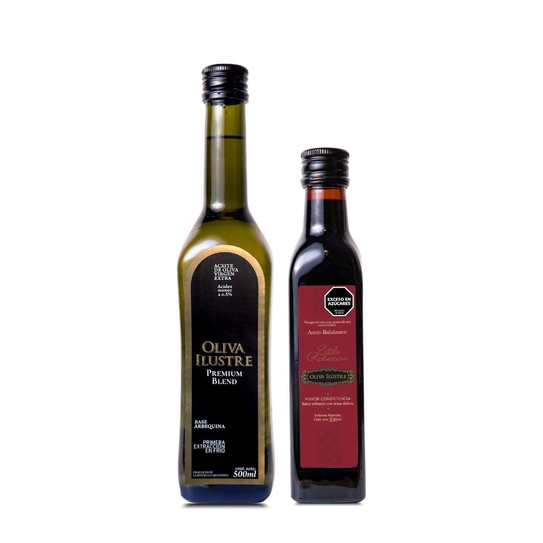 Oliva Ilustre - Combo: Aceite 500ml + Aceto Reduccion 250ml