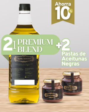 Aceite de Oliva Iustre 2l + Pastas Aceituna Negras