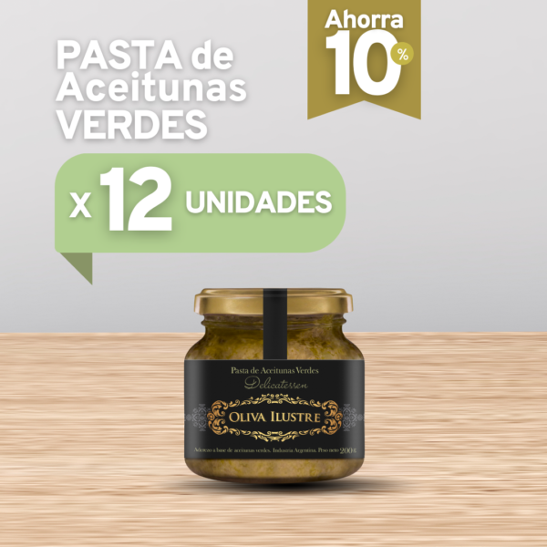Combo: Pastas de Aceitunas Delicatessen Verdes x12u