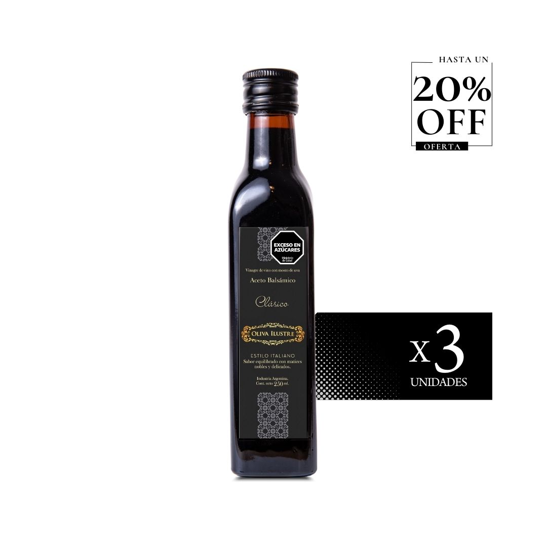 Oliva-Ilustre-Aceto-Clasico-250ML x3 OFERTA