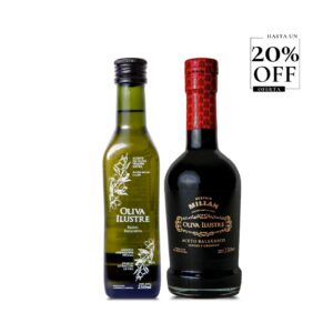 Oliva Ilustre - Combo: Aceite 250ml + Aceto Millan 250ml OFERTA