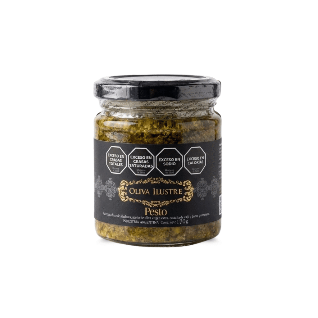 Pesto. Oliva Ilustre. Aderezo de Albahaca
