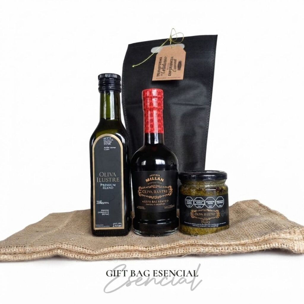 Gift Bag Esencial Oliva Ilustre - Regaleria - Regalos comporatativos