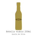 Oliva Ilustre Icono Frasco vidrio 250 ml aceite
