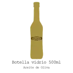 Oliva Ilustre Icono Frasco vidrio 500 ml aceite